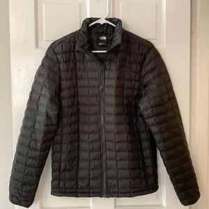 North Face men’s small black thermoball coat.